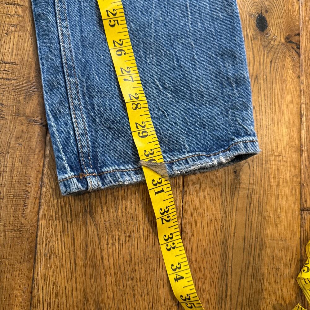 Abercrombie Fitch Jeans Sz 25/0 Med Wash 90s Straight Ultra High Rise Curve Love - Picture 5 of 7